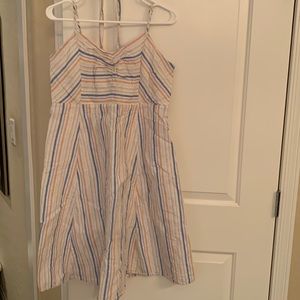 Gap striped midi dress